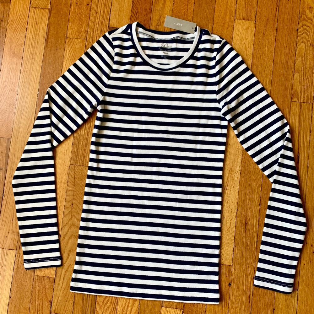 J Crew Slim Perfect Long Sleeve T Shirt